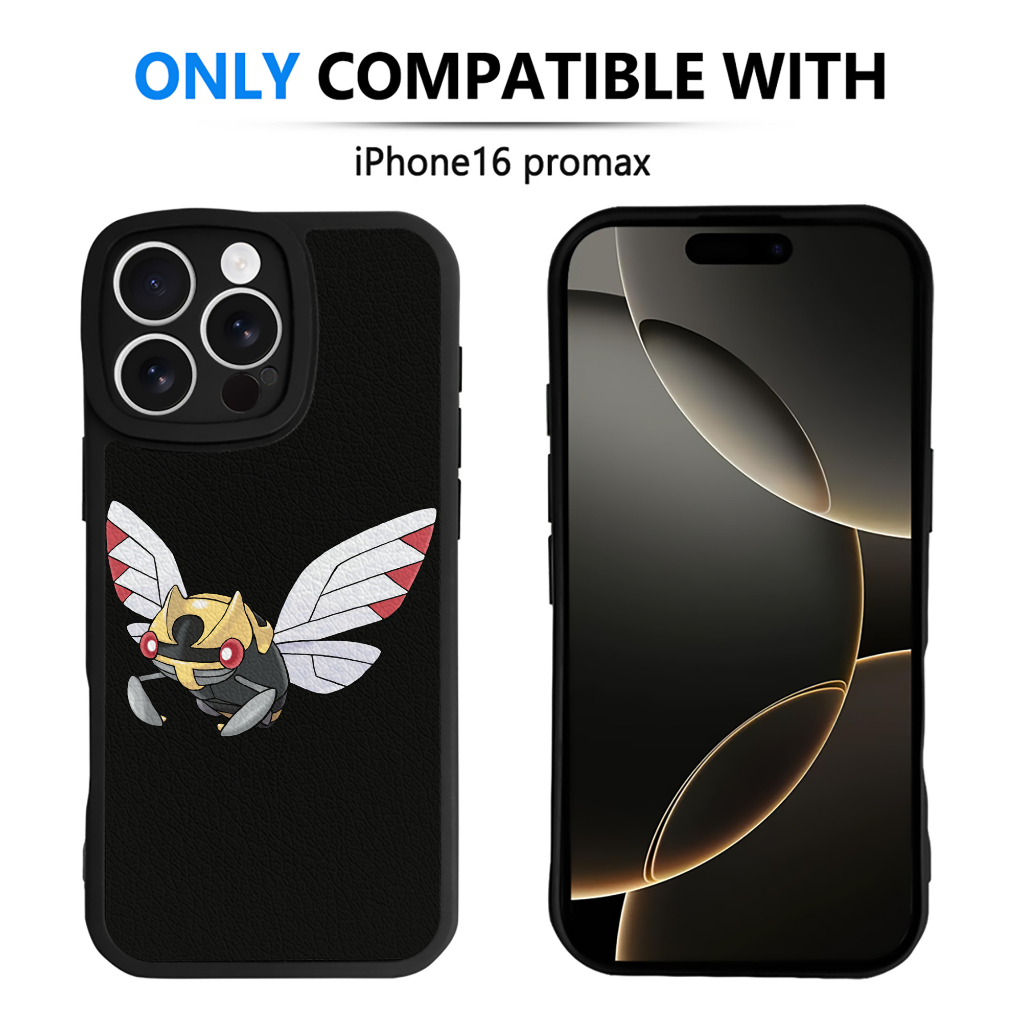 （画像用） ポケットモンスター Pokémon 【iPhone 16シリーズ対応】シリコンスマホケース（レザー調） 材質：シリコン